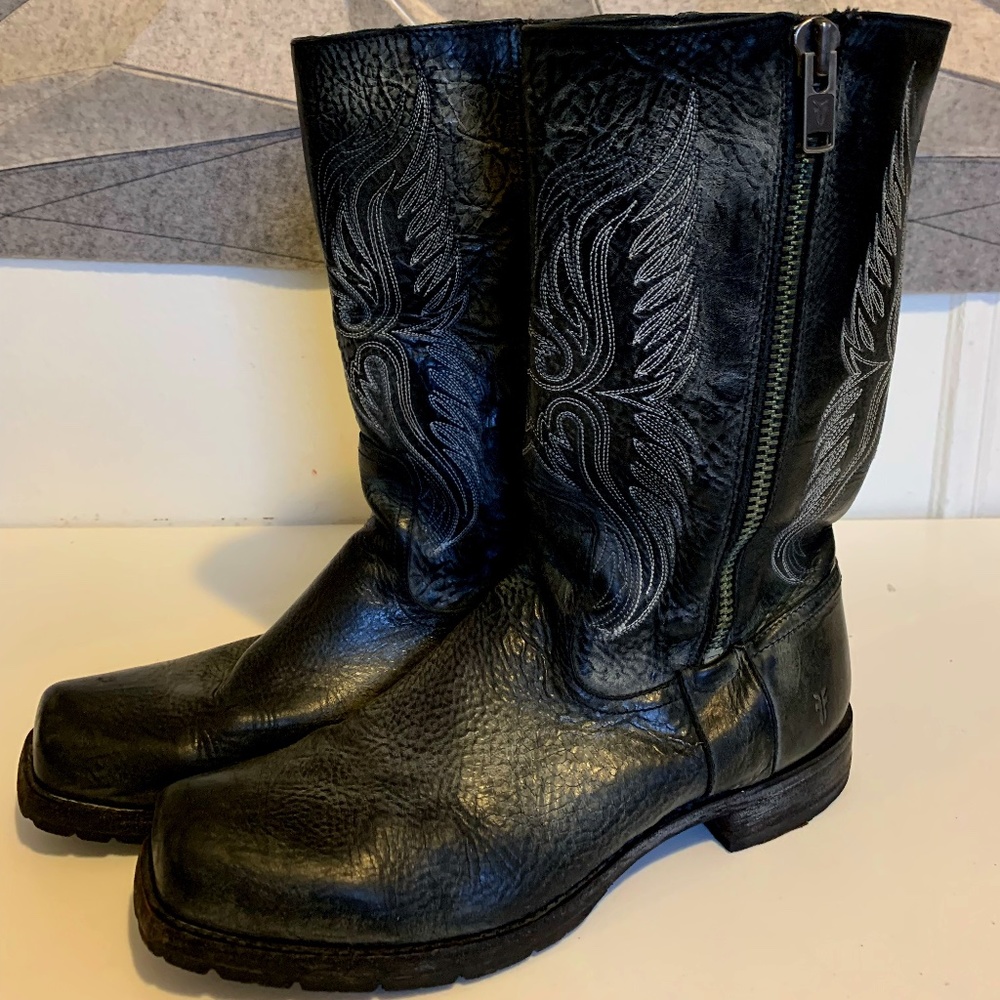 Frye Moto Boots